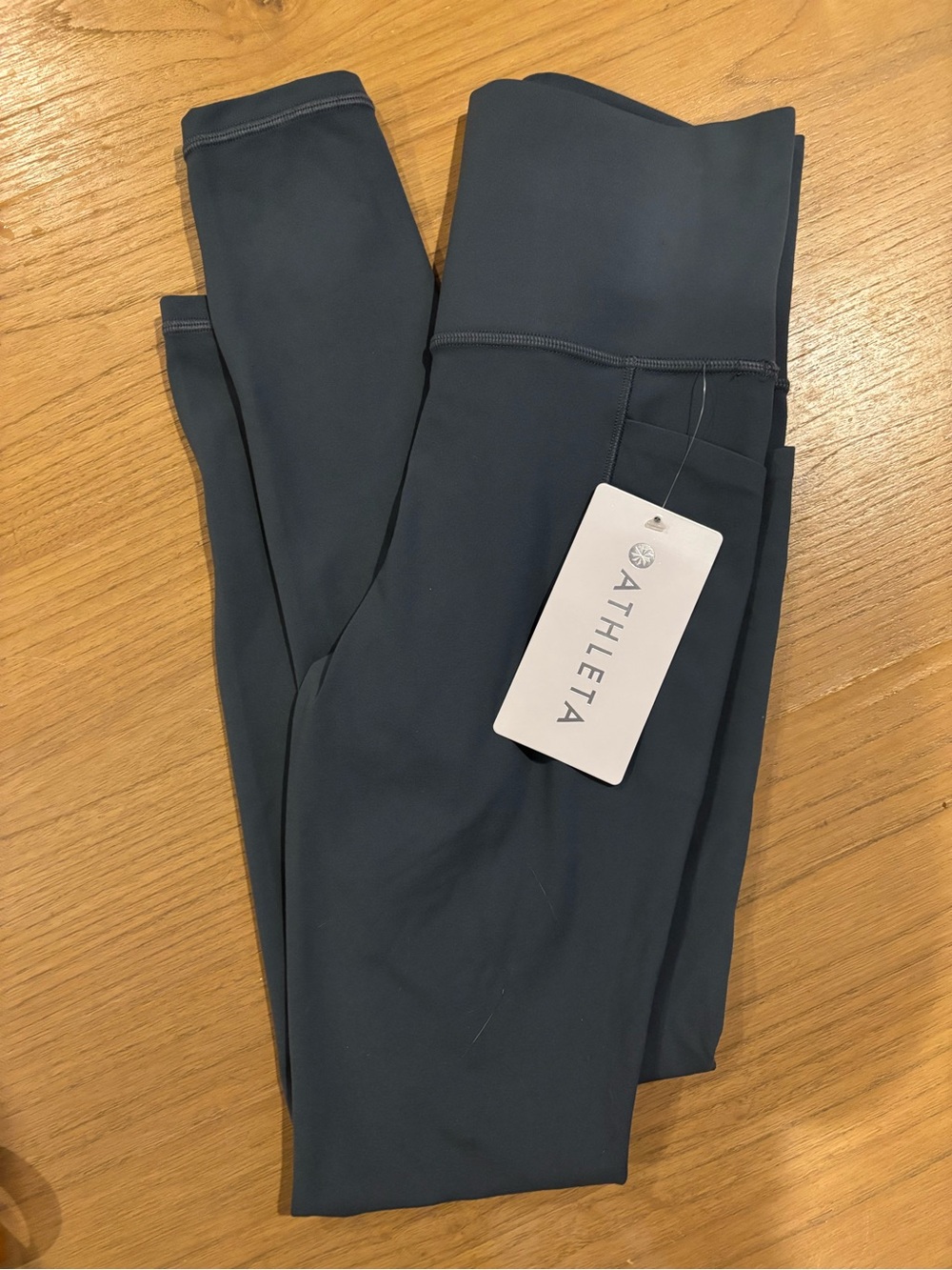 Athleta High-Waist Leggings in Slate Blue